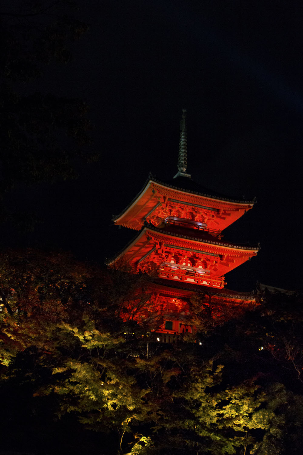 Night Illumination at Kiyomizudera & Kodaiji, Kyoto