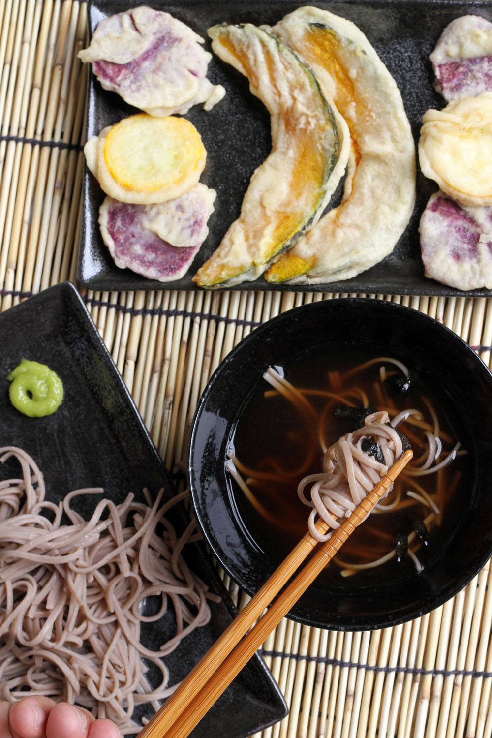 Weekend Kitchen: Cold Soba with Tempura